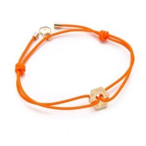 Marc by Marc Jacobs Orange Bolt Stretch Friendship Bracelet NWT